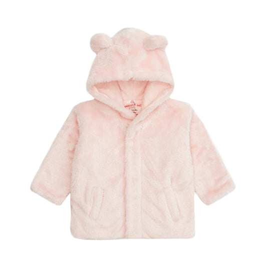 Pink Blossom Minky Bear Jacket