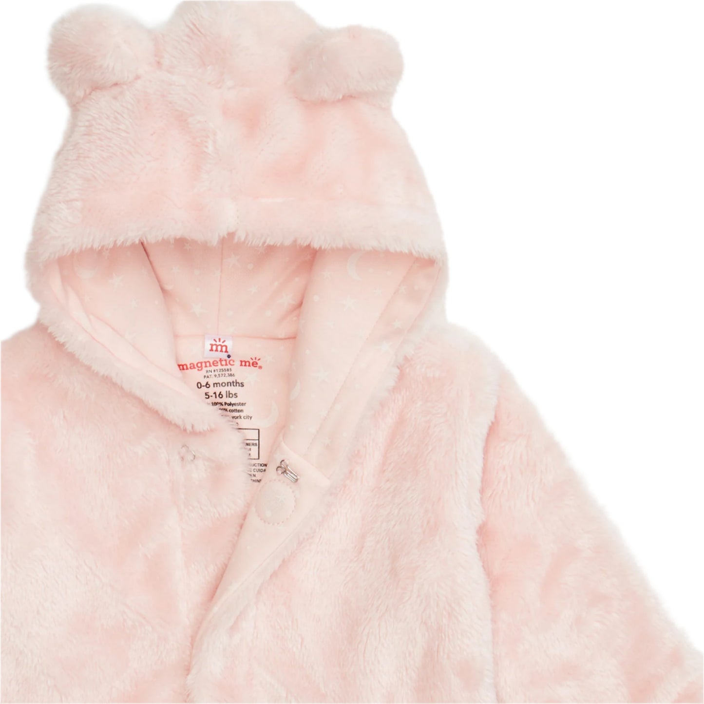 Pink Blossom Minky Bear Jacket