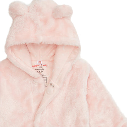 Pink Blossom Minky Bear Jacket