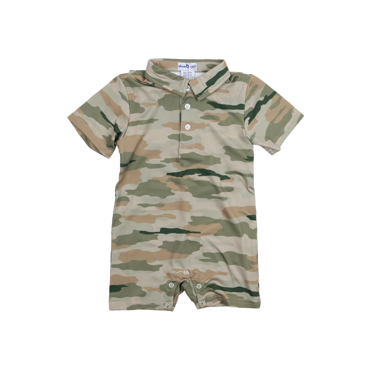Classic Camo Polo Romper