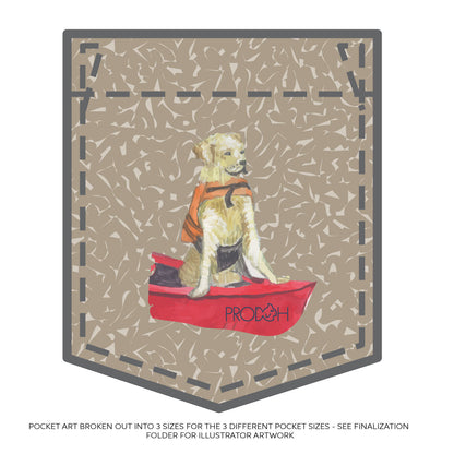 Golden Retriever Canoe L/S Tee