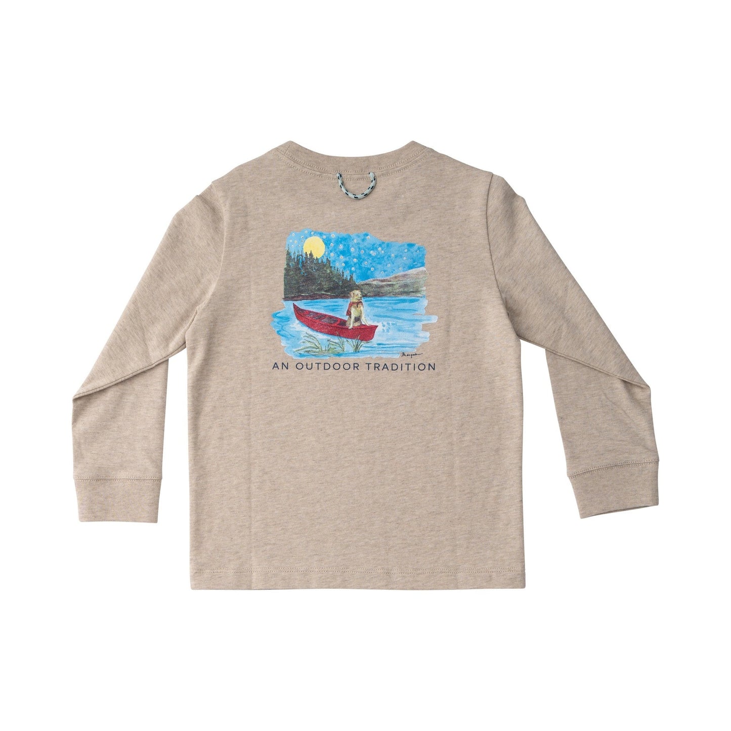 Golden Retriever Canoe L/S Tee