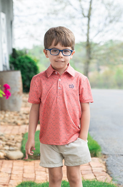 Deer Antler S/S Perf. Polo
