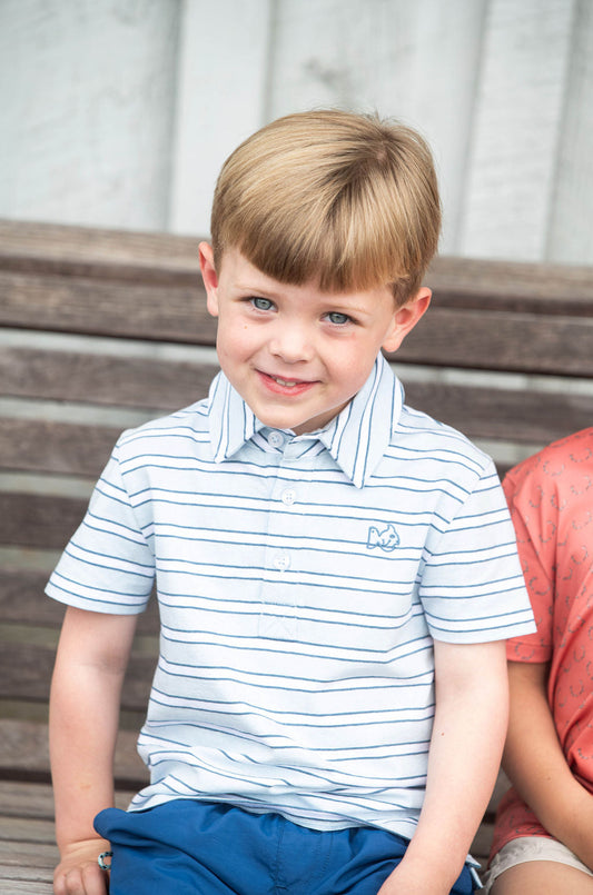 Too Cool for School S/S Polo - Stripe