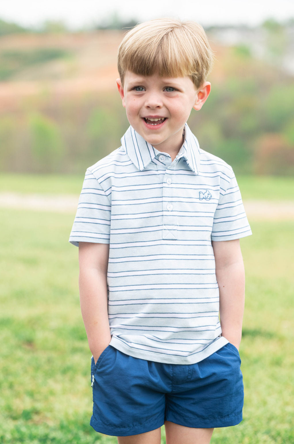 Too Cool for School S/S Polo - Stripe