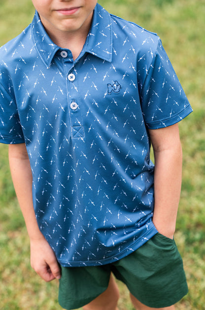 Fishing Rod S/S Perf. Polo
