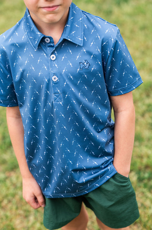 Fishing Rod S/S Perf. Polo