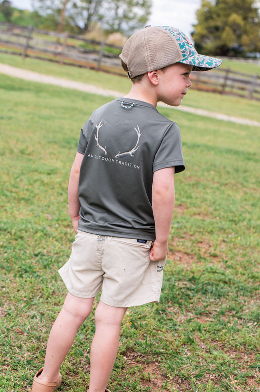Deer Antlers Perf. S/S Tee
