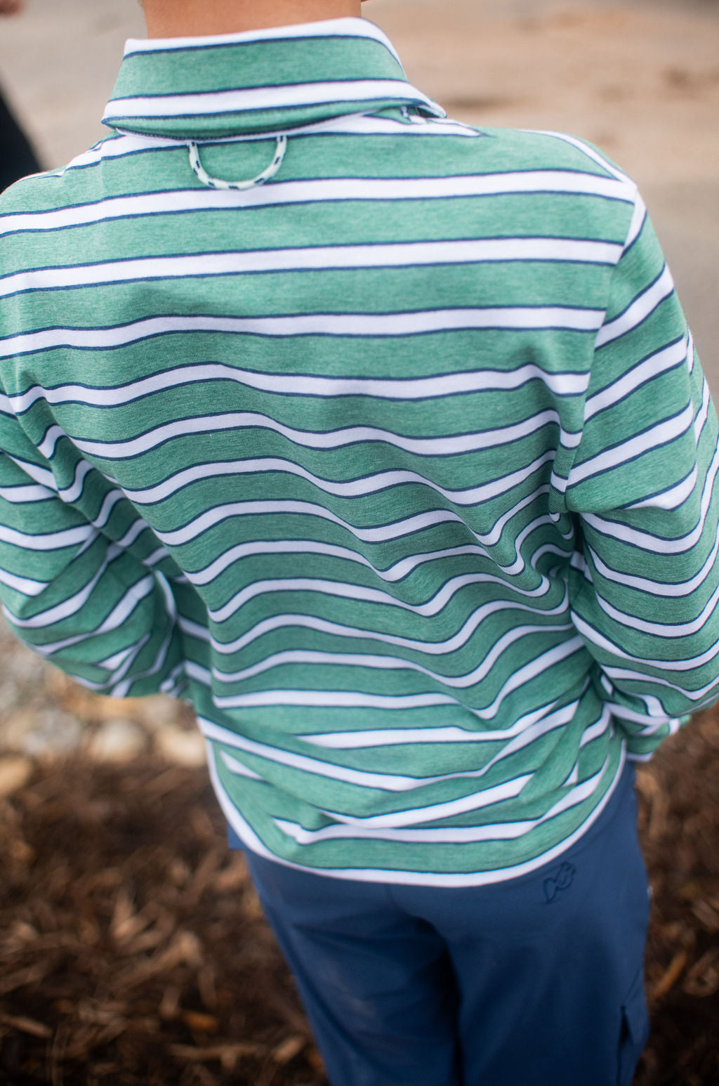 Too Cool for School L/S Polo - Stripe