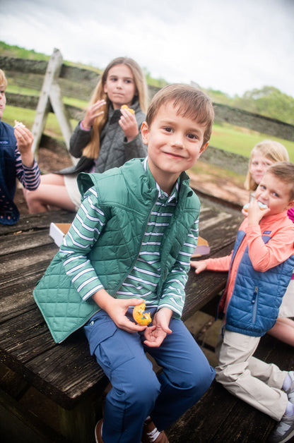 Too Cool for School L/S Polo - Stripe