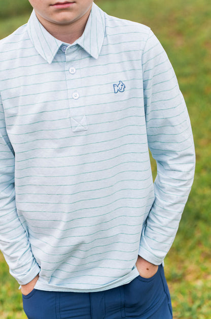 Too Cool for School L/S Polo - Stripe