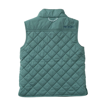 Quilted Vest - Smoke Pine Green