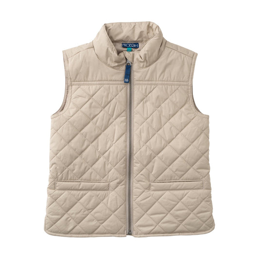 Quilted Vest - Khaki