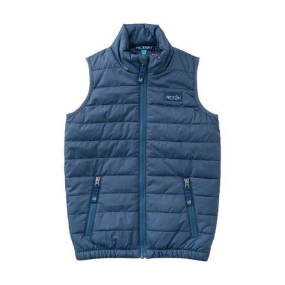 Puffer Vest - Dark Denim Blue