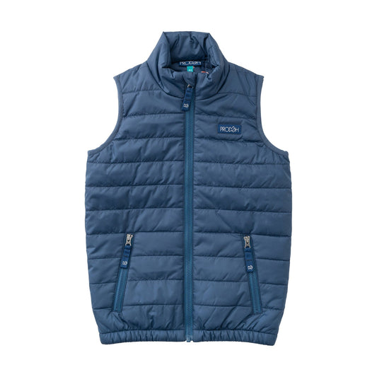 Puffer Vest - Dark Denim Blue