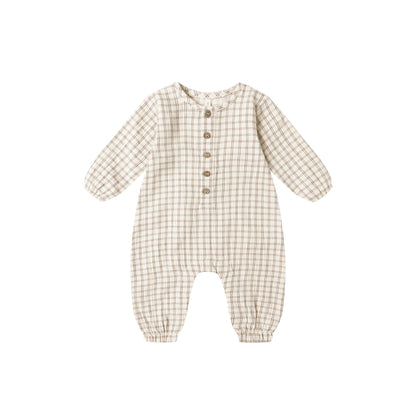 Woven Jumpsuit - Cedar Check