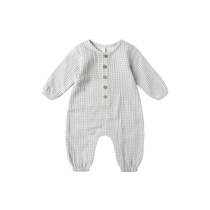 Woven Jumpsuit - Blue Gingham