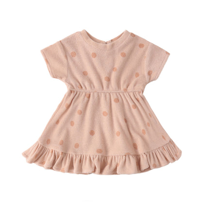 Terry Dress - Polka Dot