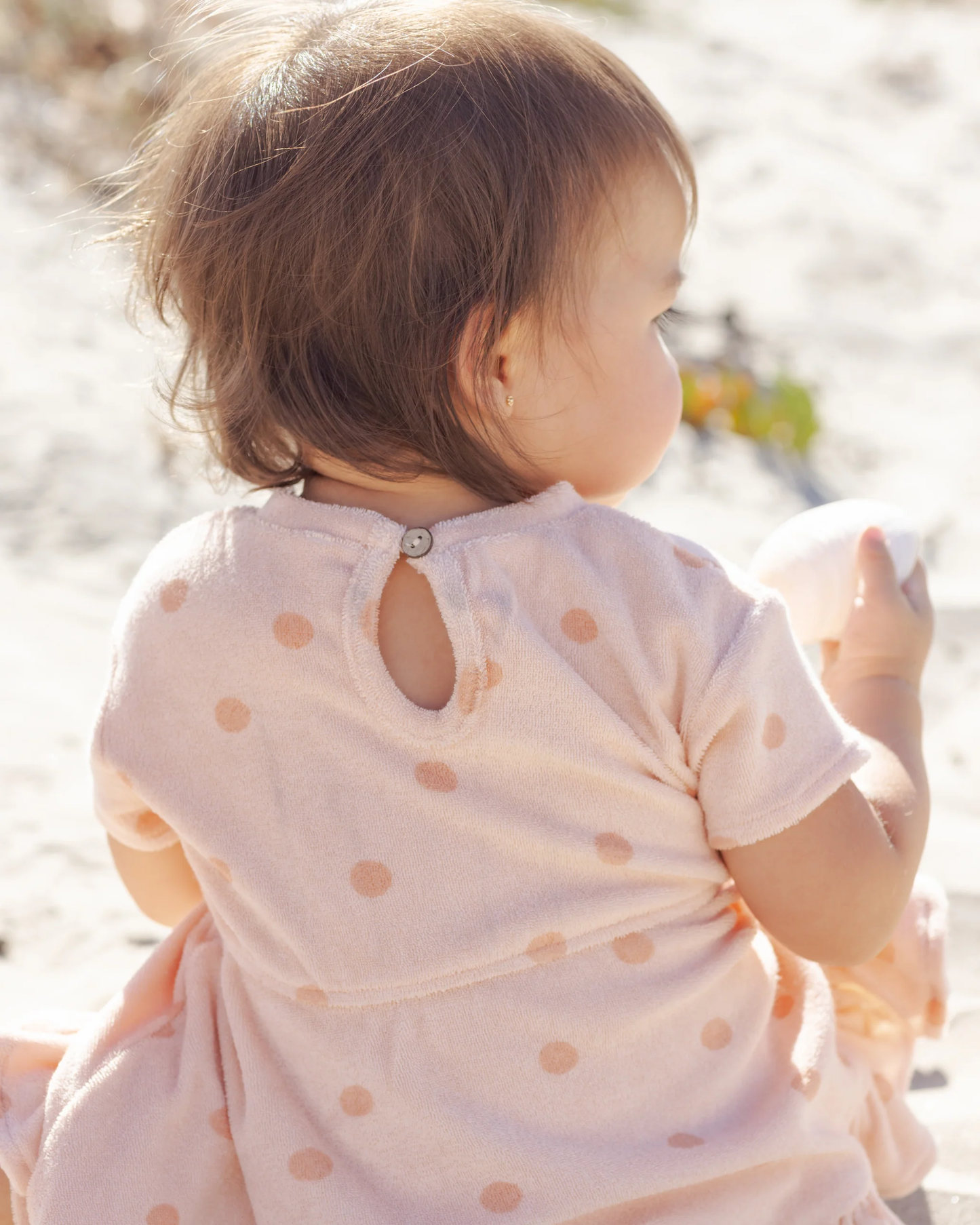 Terry Dress - Polka Dot