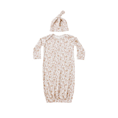 Gown & Hat Set - Bloom