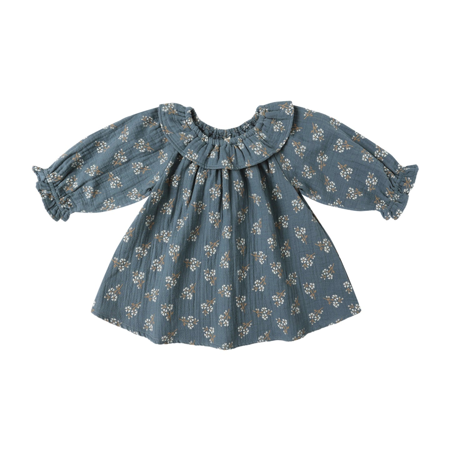 Isla L/S Dress - Blue Floral