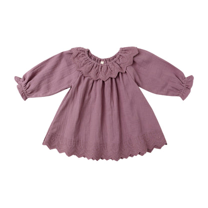 Isla L/S Dress - Mulberry