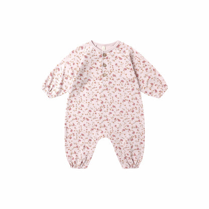 Henley Bubble Jumpsuit - Garden