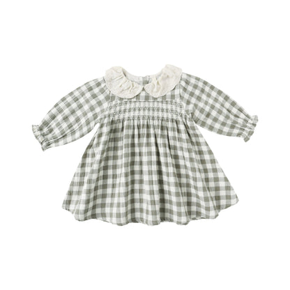 Callie Dress - Forest Check