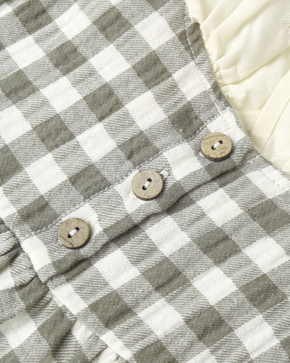 Callie Dress - Forest Check