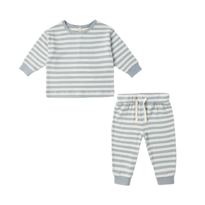 Cozy Set - Blue Stripe
