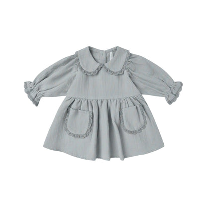 Marisol Dress - Steel Blue