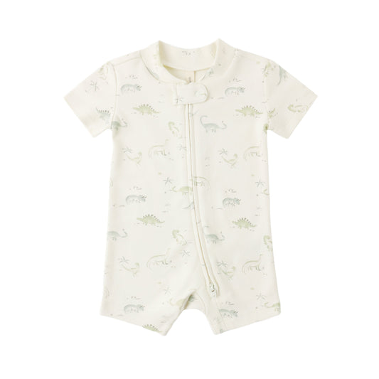 Zip S/S Sleeper - Dinosaur