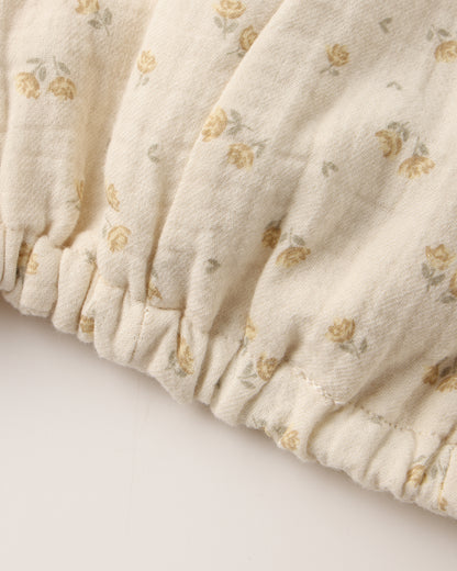 Ruffle Bonnet - Golden Floral