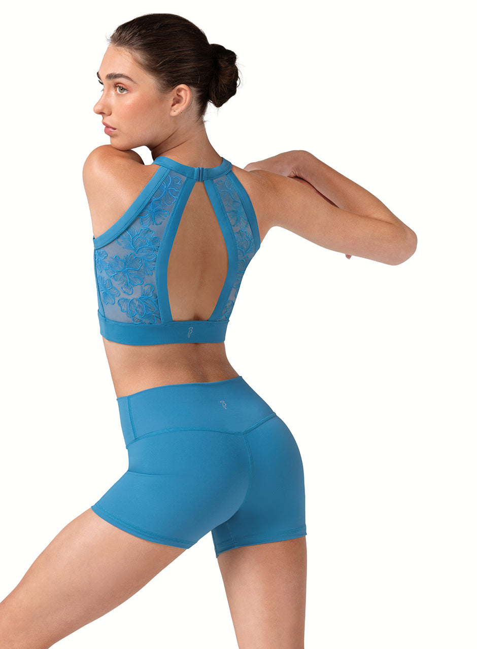 V Front Shorts - Cerulean