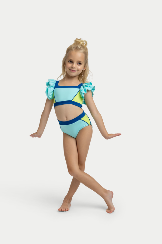 Ella Set - Aqua, Power Blue & Lime