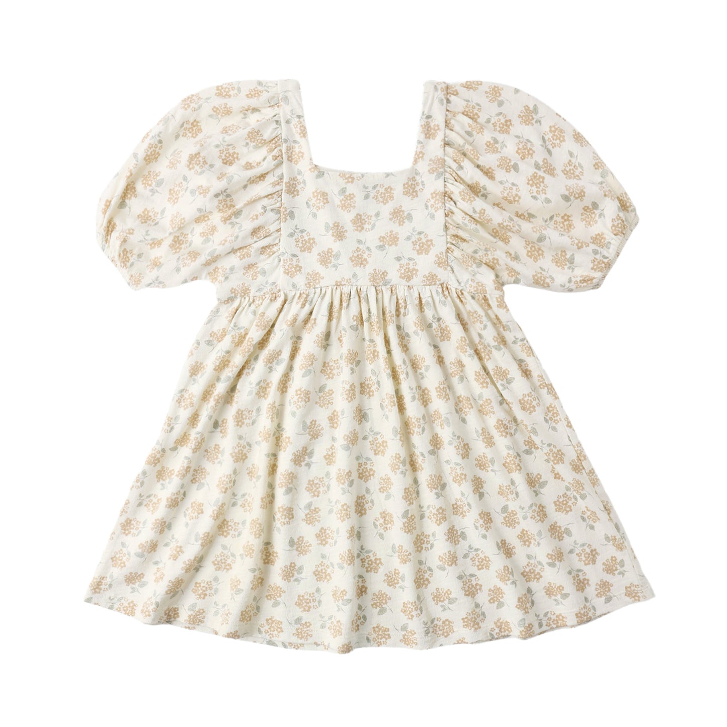 Brea Dress - Yellow Ditsy