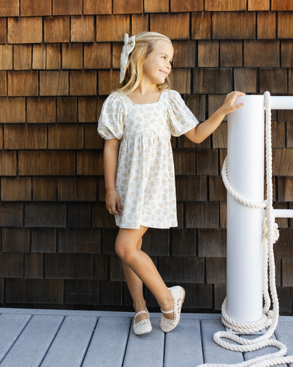 Brea Dress - Yellow Ditsy