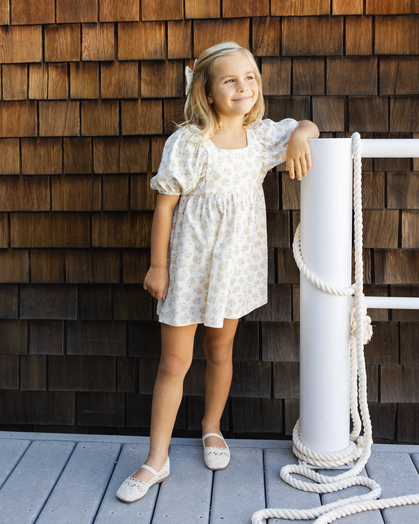 Brea Dress - Yellow Ditsy