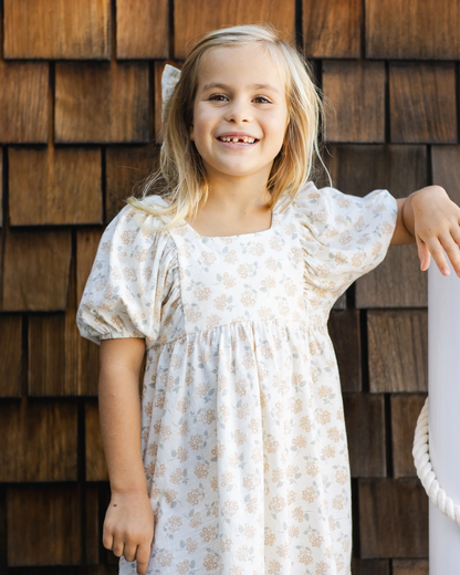 Brea Dress - Yellow Ditsy