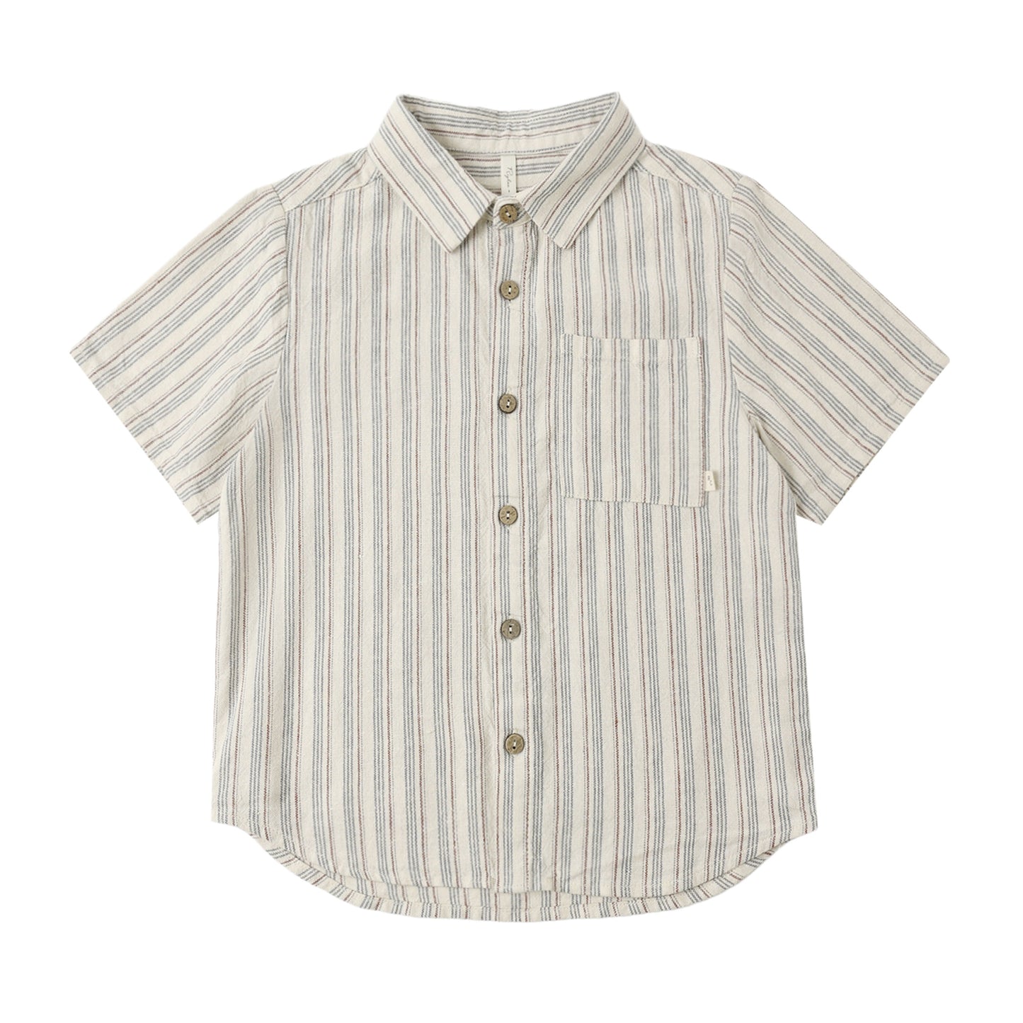 Collared S/S Shirt - Nautical Stripe