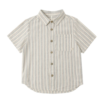 Collared S/S Shirt - Nautical Stripe