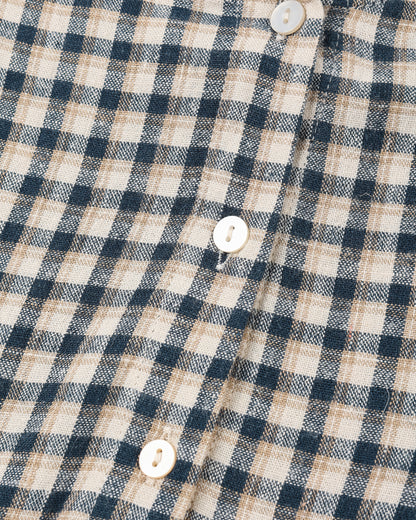 Camille Dress - Navy Check