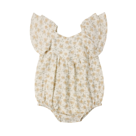 Roxy Romper - Yellow Floral