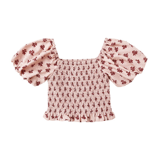 Trixie Top - Blush Fleur