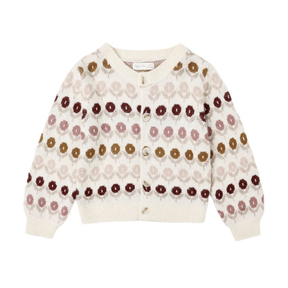 Cheyenne Cardigan - Floral Jacquard