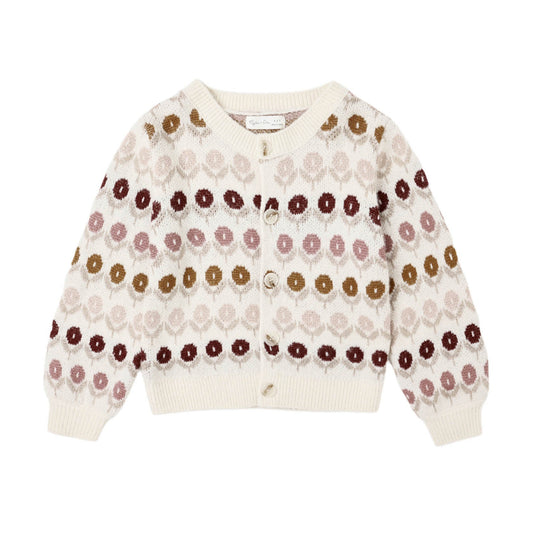 Cheyenne Cardigan - Floral Jacquard