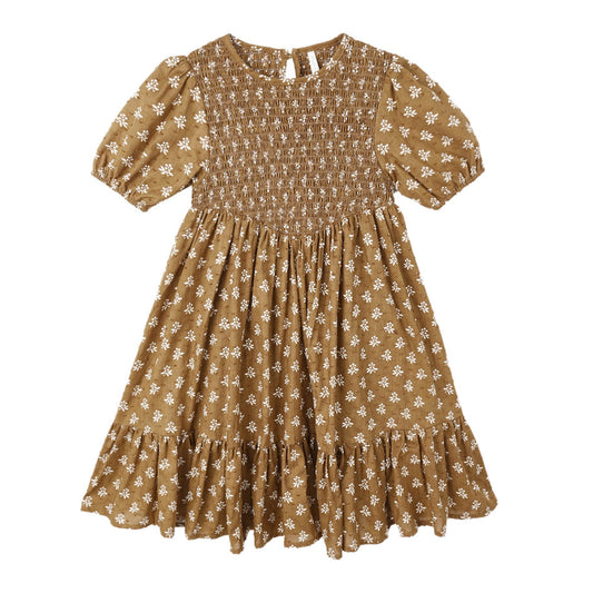 Lydia Dress - Golden Fleur