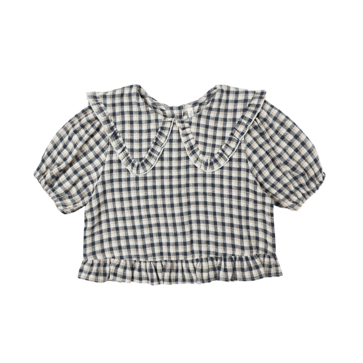 Prairie Blouse - Navy Check
