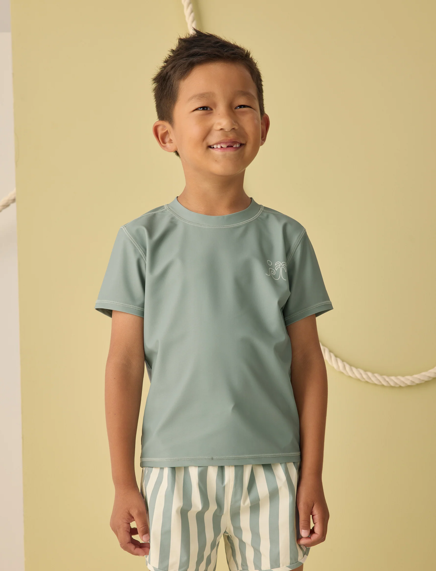 S/S Rashguard - Sea Green