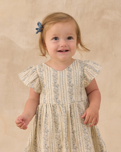 Lila Romper - Blue Floral